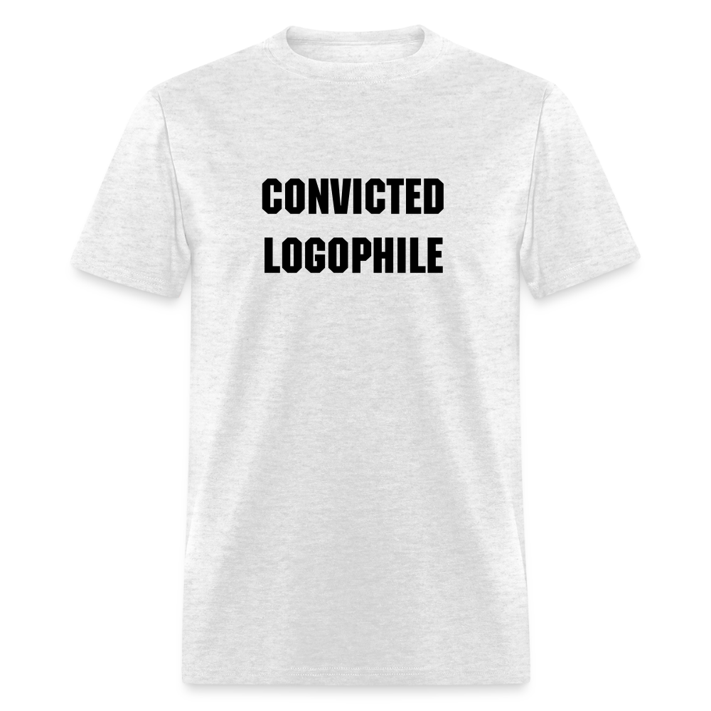 Logophile (Men's T-Shirt) - light heather gray