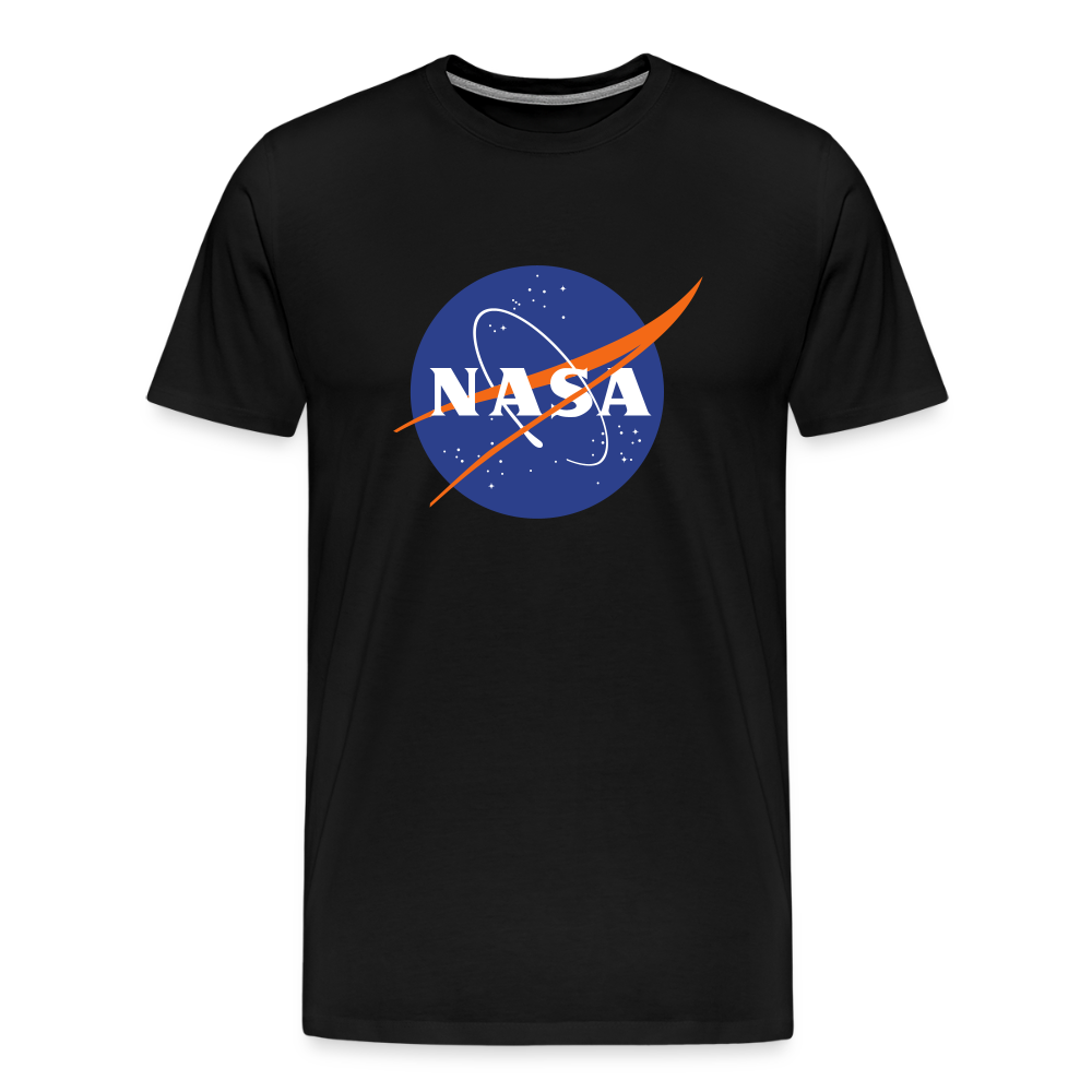 NASA Logo (Men's Premium T-Shirt) - black