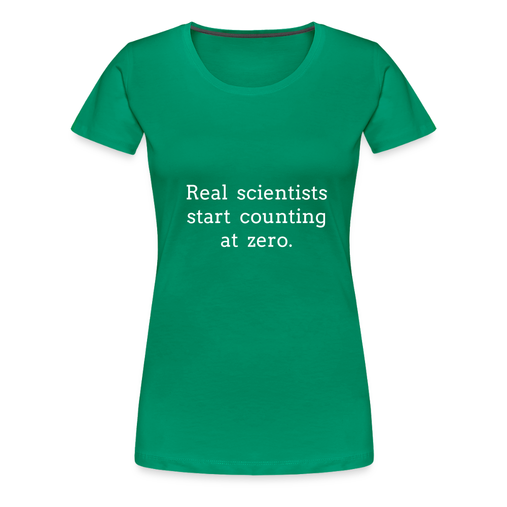 Count from Zero (Women’s Premium T-Shirt) - kelly green