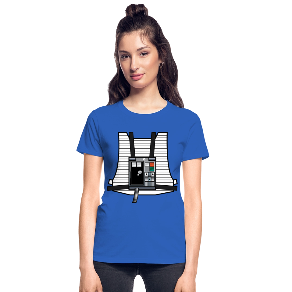 Stay on Target (Gildan Ultra Cotton Ladies T-Shirt) - royal blue