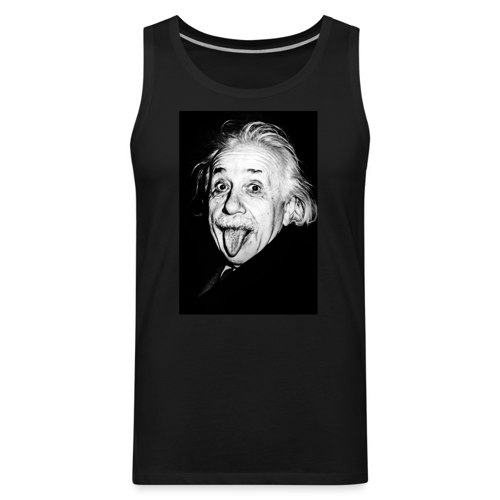 Silly Einstein (Men’s Premium Tank) - black