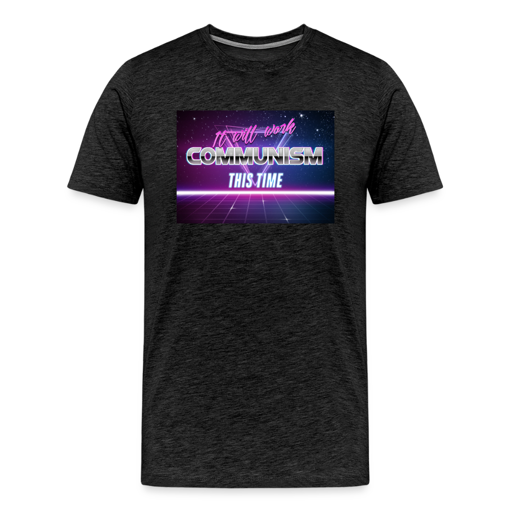 Communism New Wave (Men's Premium T-Shirt) - charcoal grey