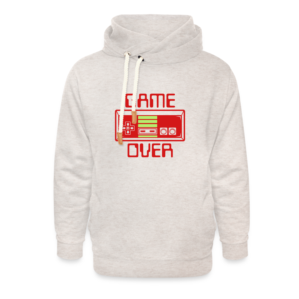 Game Over (Shawl Collar Hoodie) - heather oatmeal