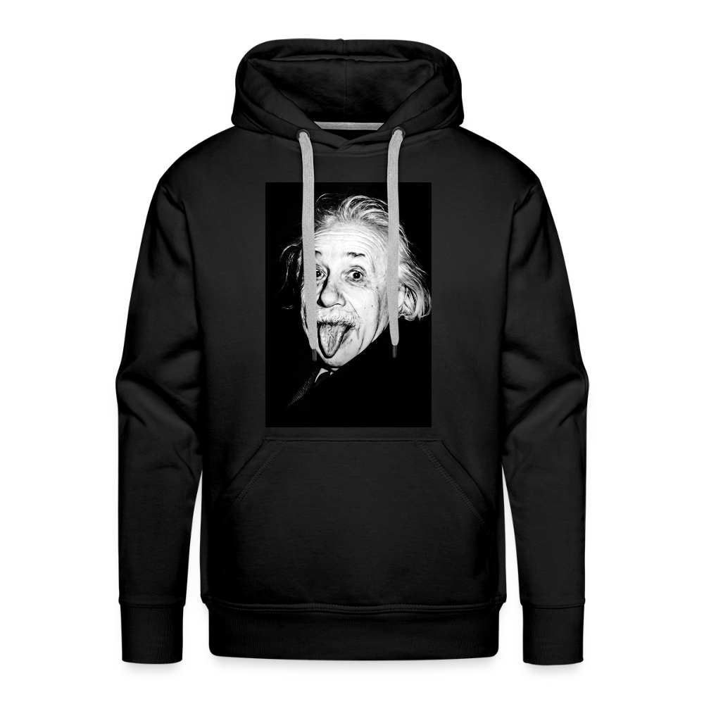 Silly Einstein (Men’s Premium Hoodie) - black