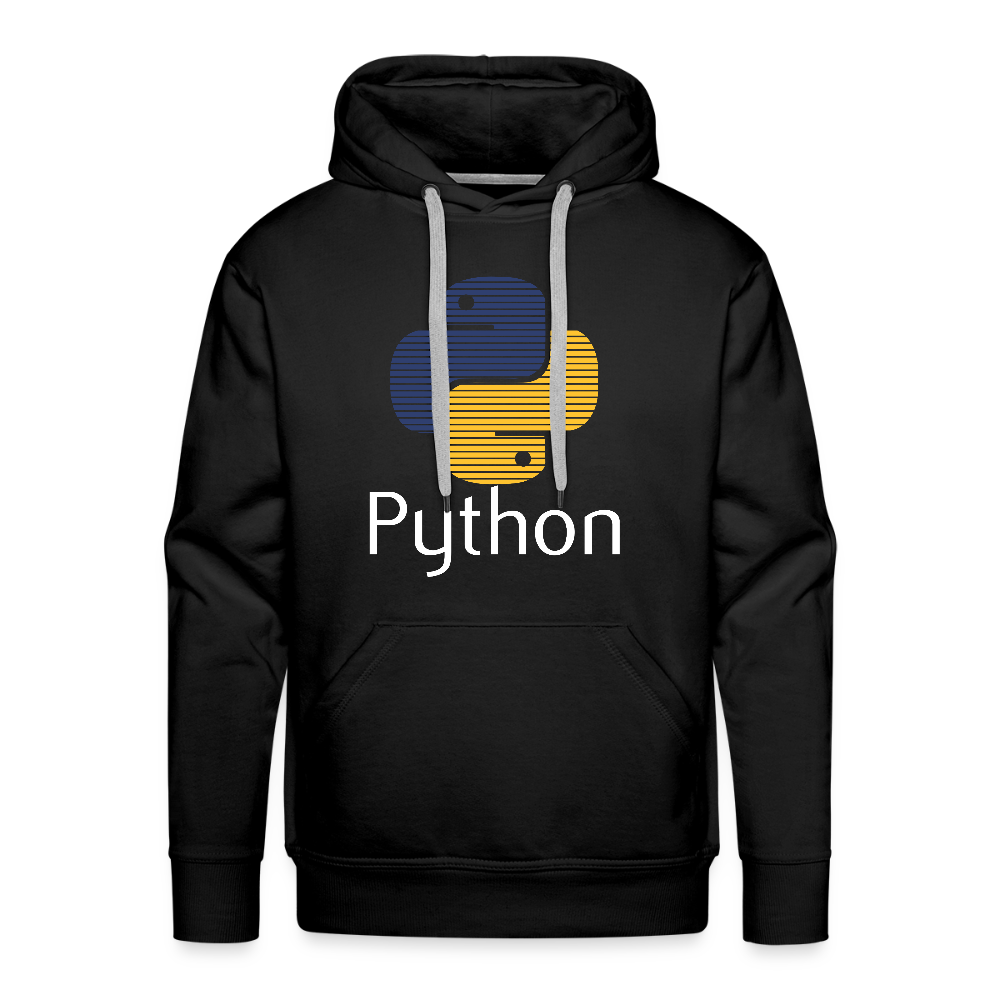 Python Logo - Blinds (Men’s Premium Hoodie) - black