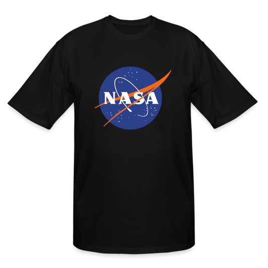 NASA Logo (Men's Tall T-Shirt) - black