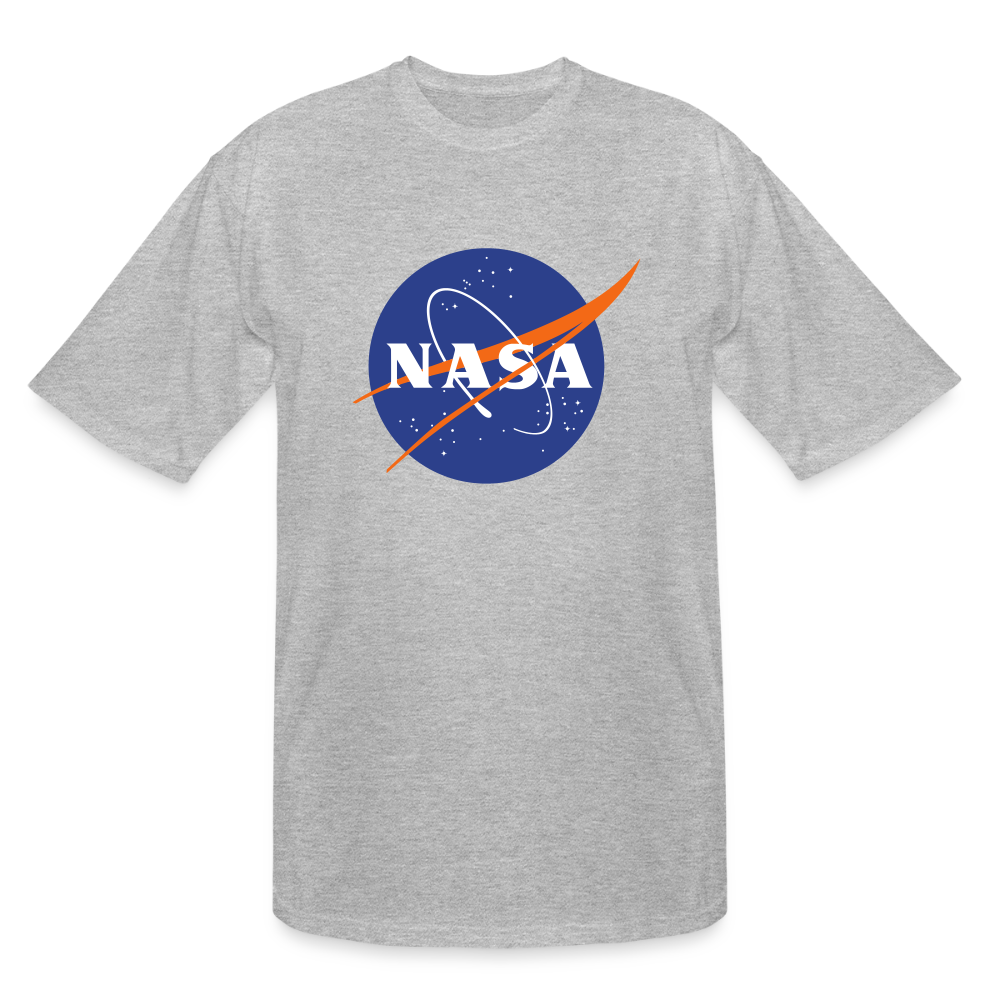 NASA Logo (Men's Tall T-Shirt) - heather gray