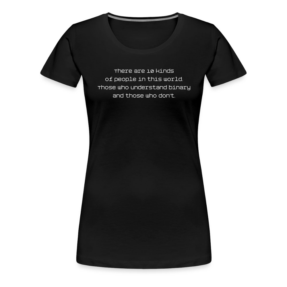 Binary People (Women’s Premium T-Shirt) - black