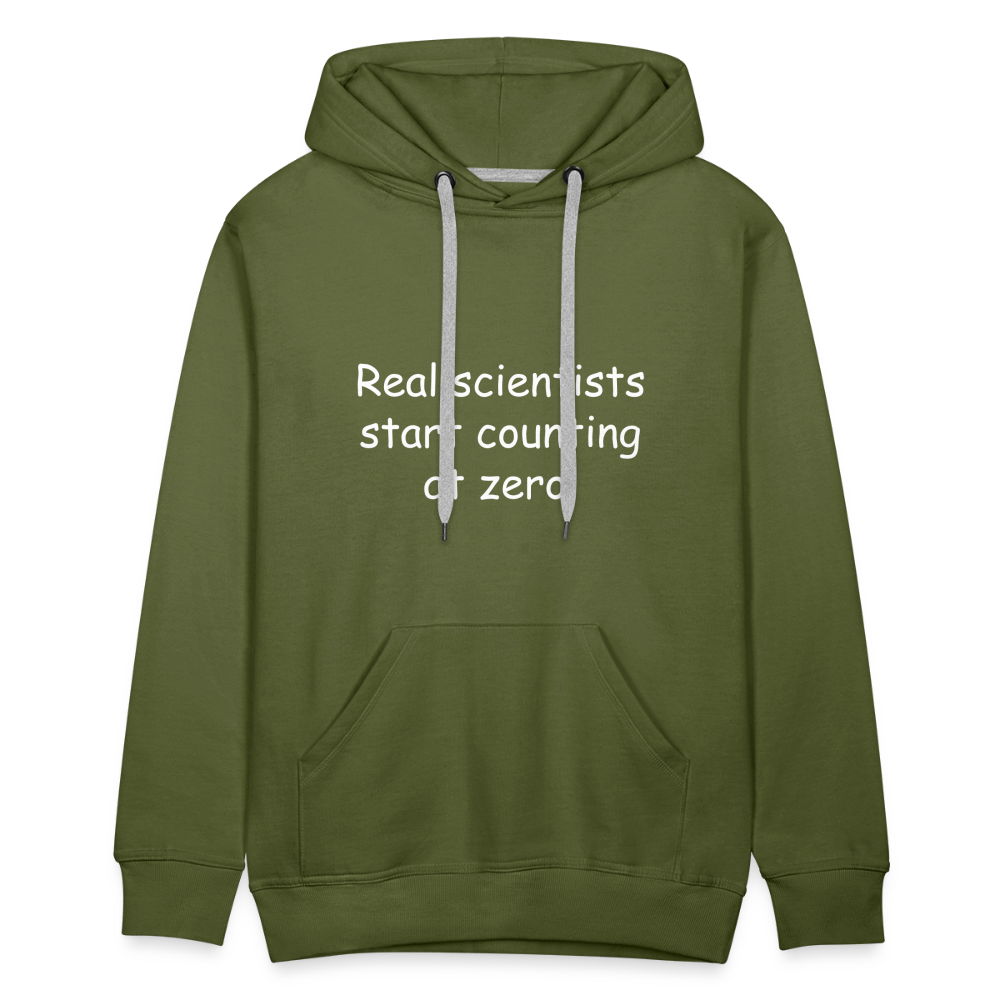 Count from Zero (Men’s Premium Hoodie) - olive green
