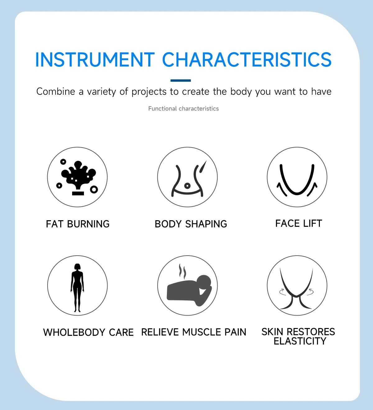 EMS & RF Radio Frequency Body Slimming Machine Fat Burner Slim Shaping Device LED Light Therapy Lose Weight Cellulite Massager