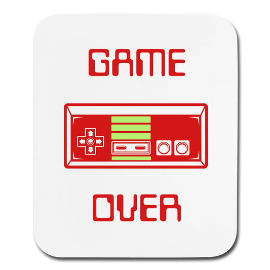 Game Over (Mouse pad Vertical) - white