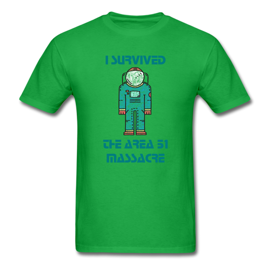 Area 51 Survivor (Men's T-Shirt) - bright green