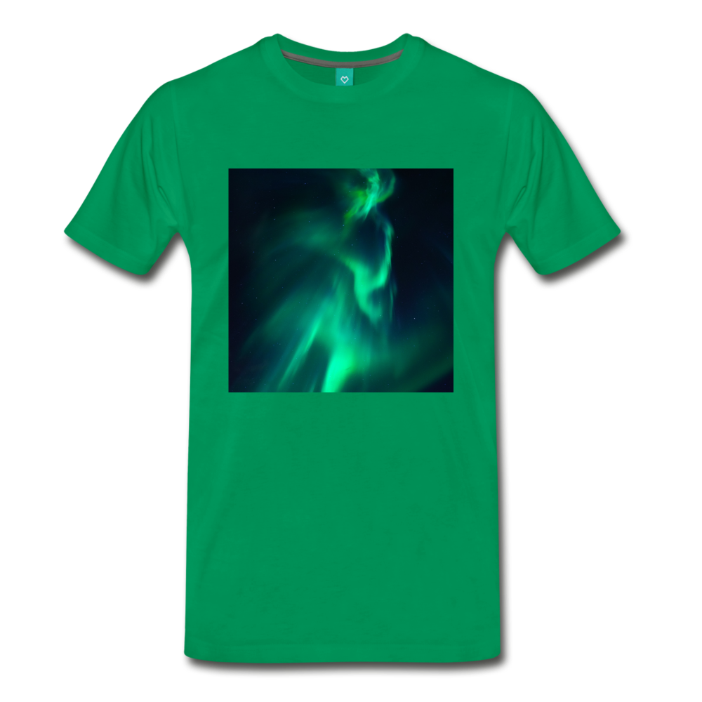 Northern Lights (Men's Premium T-Shirt) - kelly green
