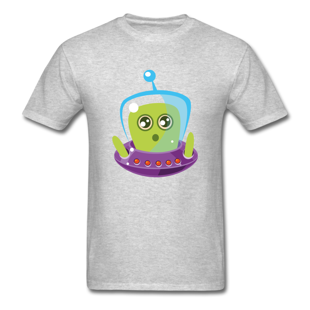 Cute Alien (Men's T-Shirt) - heather gray