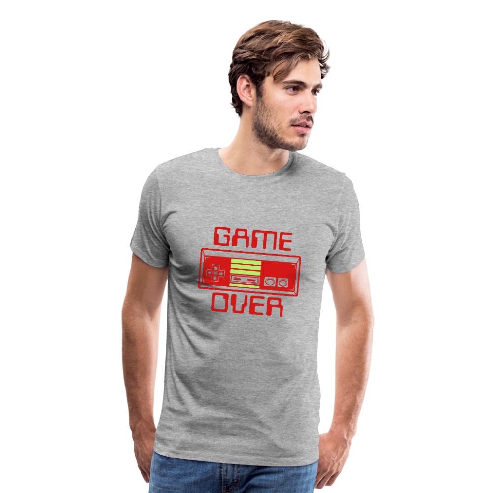 Game Over (Men's Premium T-Shirt) - heather gray