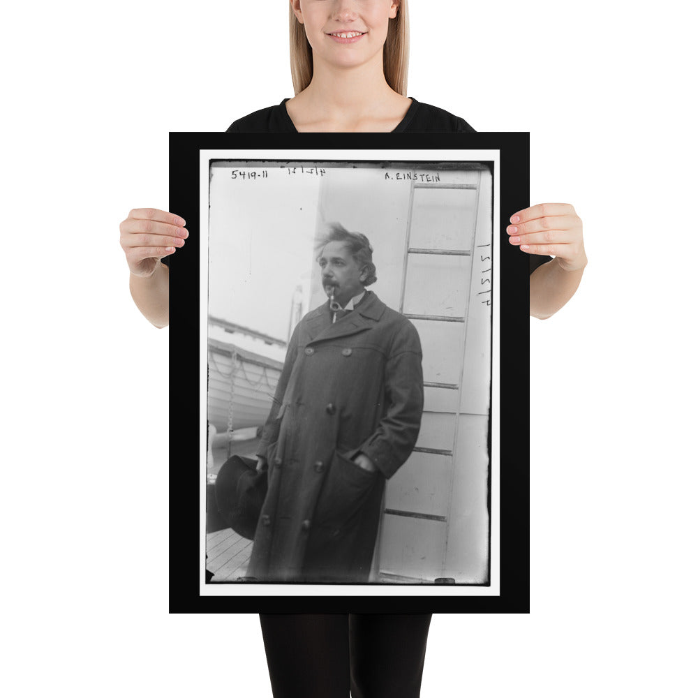 Einstein Aboard a Ship (Poster - Photo Paper)