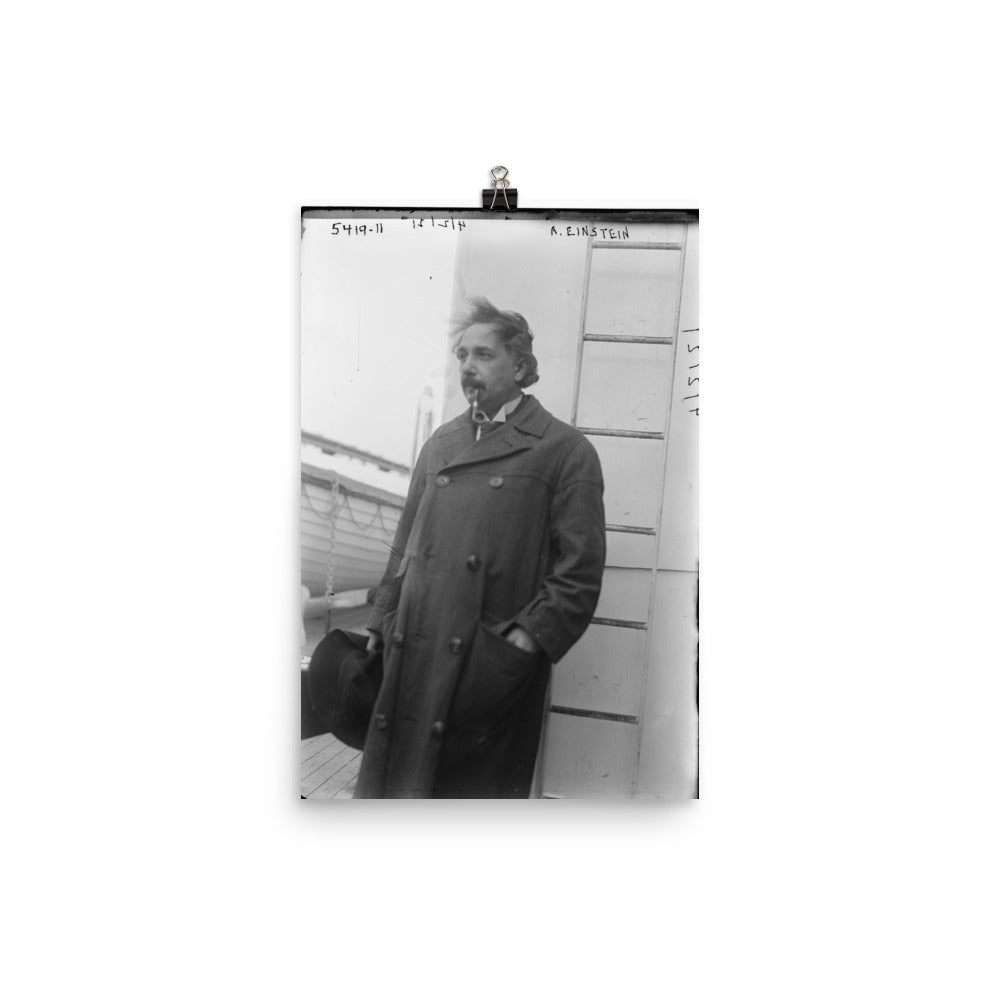 Einstein Aboard a Ship (Poster - Paper Matte)