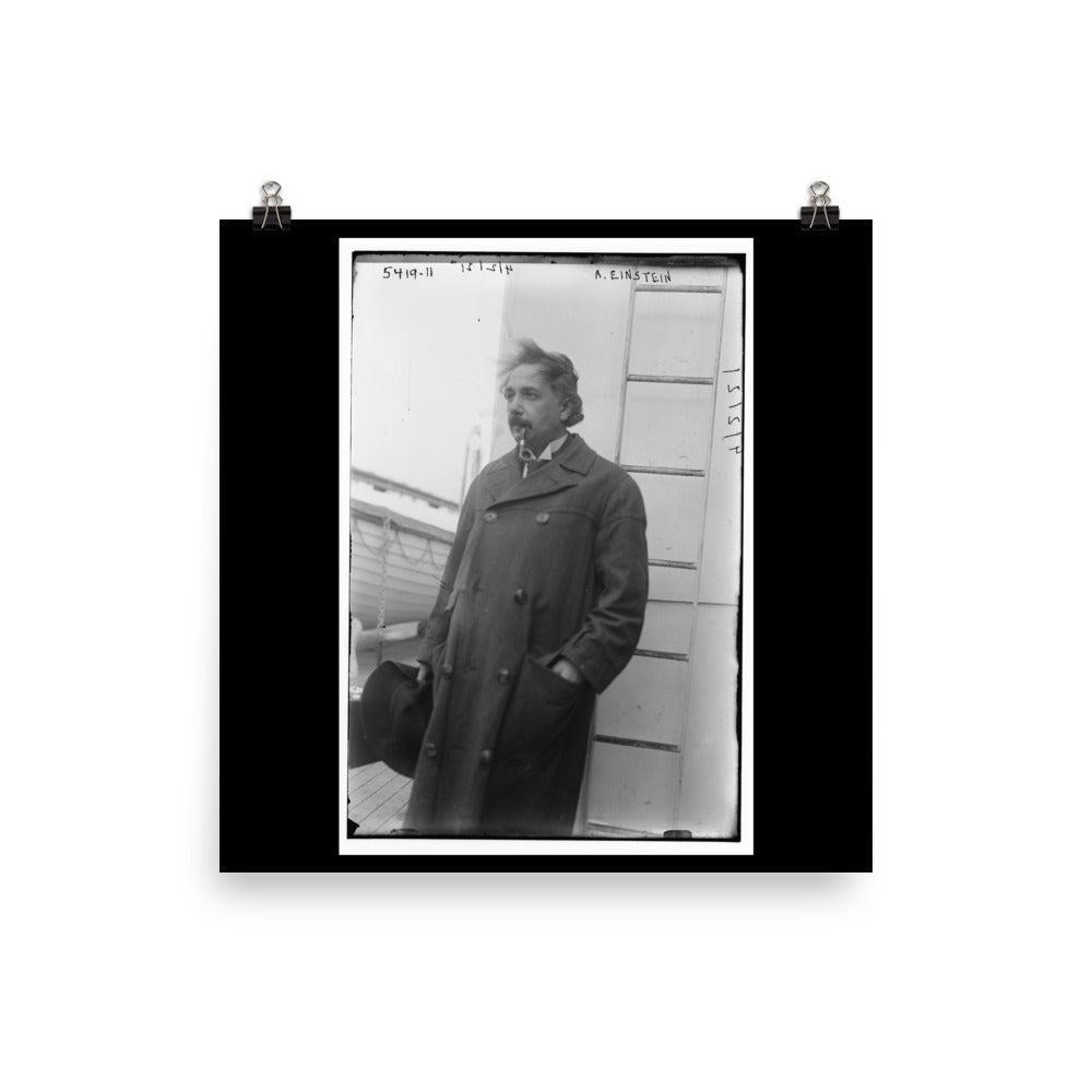 Einstein Aboard a Ship (Poster - Paper Matte)