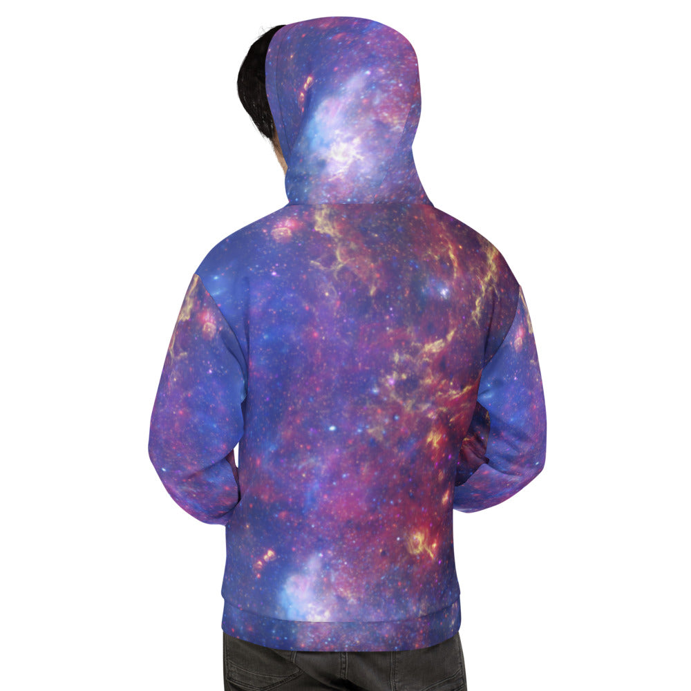 Milky Way Center - 3 Views (Unisex Hoodie)