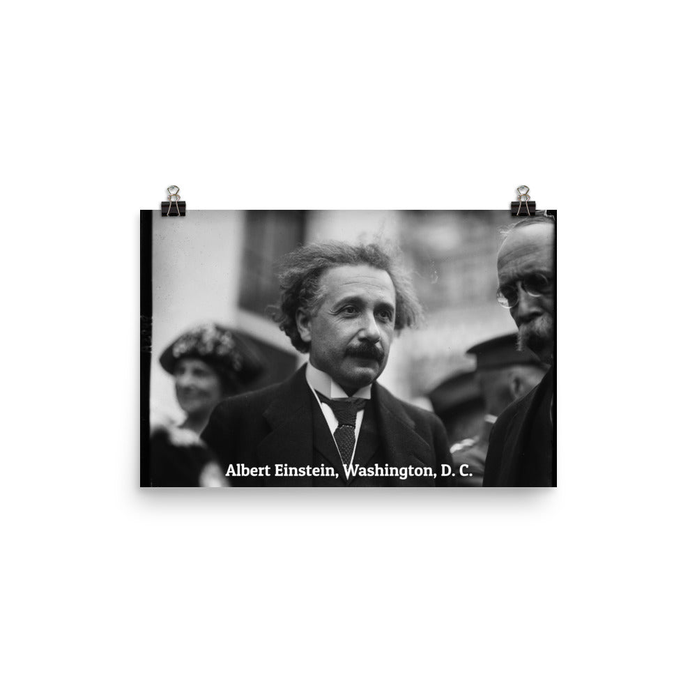 Einstein in Washington (Poster - Paper Matte)