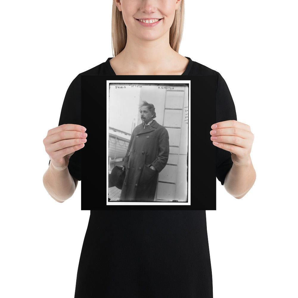 Einstein Aboard a Ship (Poster - Photo Paper)