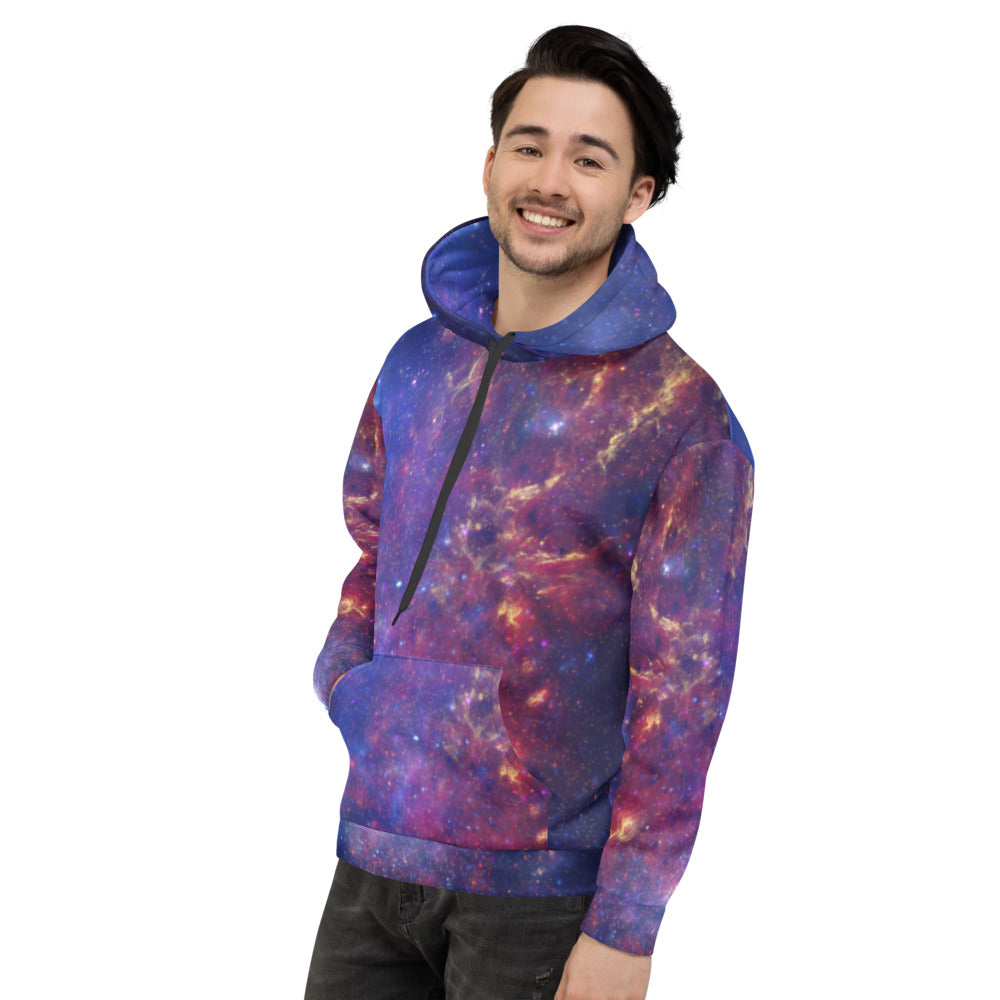 Milky Way Center - 3 Views (Unisex Hoodie)