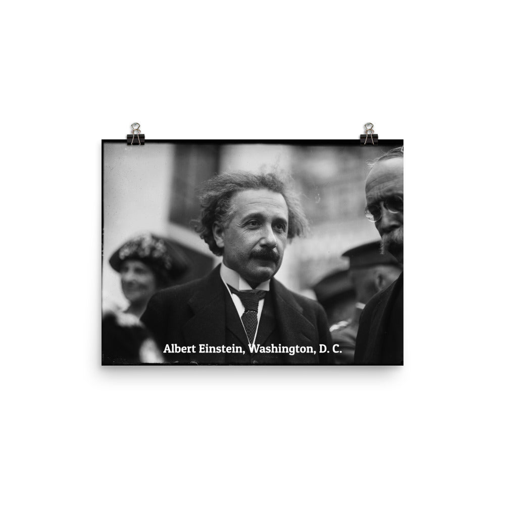 Einstein in Washington (Poster - Paper Matte)