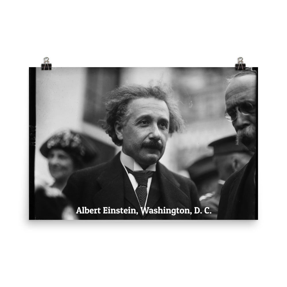 Einstein in Washington (Poster - Paper Matte)