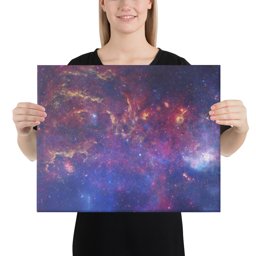 Milky Way Center - 3 Views (Canvas)
