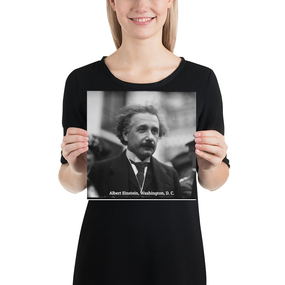 Einstein in Washington (Poster - Photo Paper)