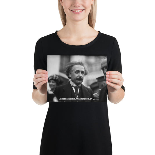 Einstein in Washington (Poster - Photo Paper)