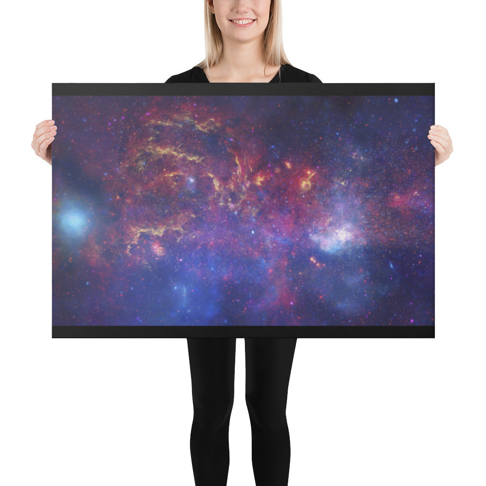 Milky Way Center - 3 Views (Canvas)