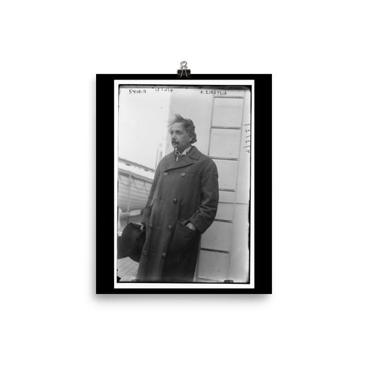 Einstein Aboard a Ship (Poster - Paper Matte)