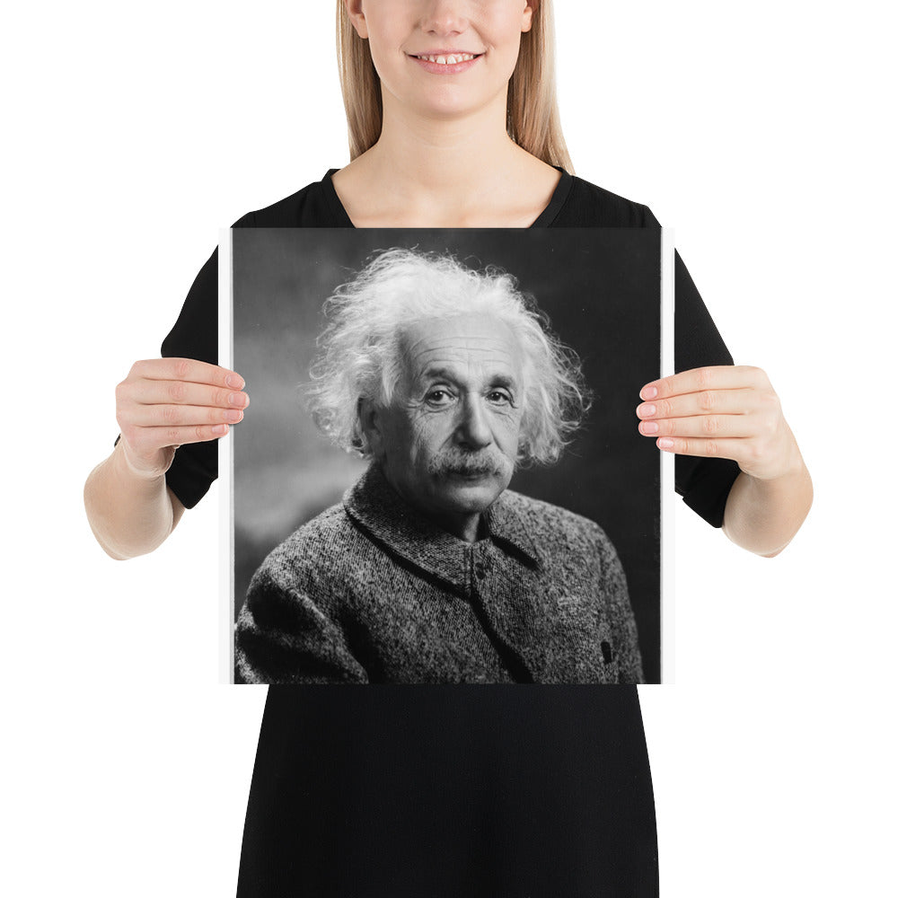 Einstein Portrait (Poster - Paper Matte)