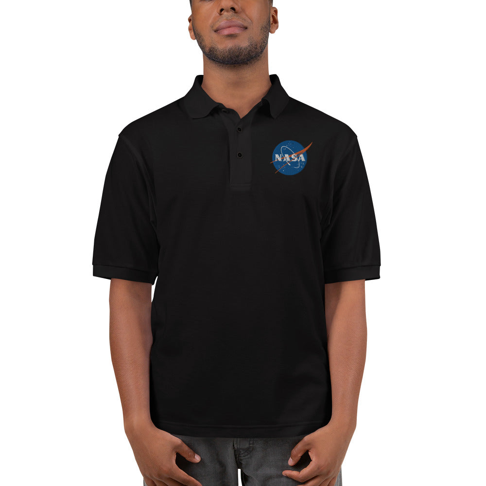 NASA Logo (Men's Premium Polo)