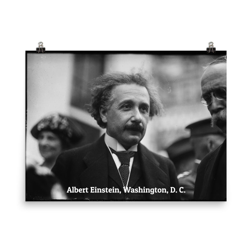 Einstein in Washington (Poster - Paper Matte)