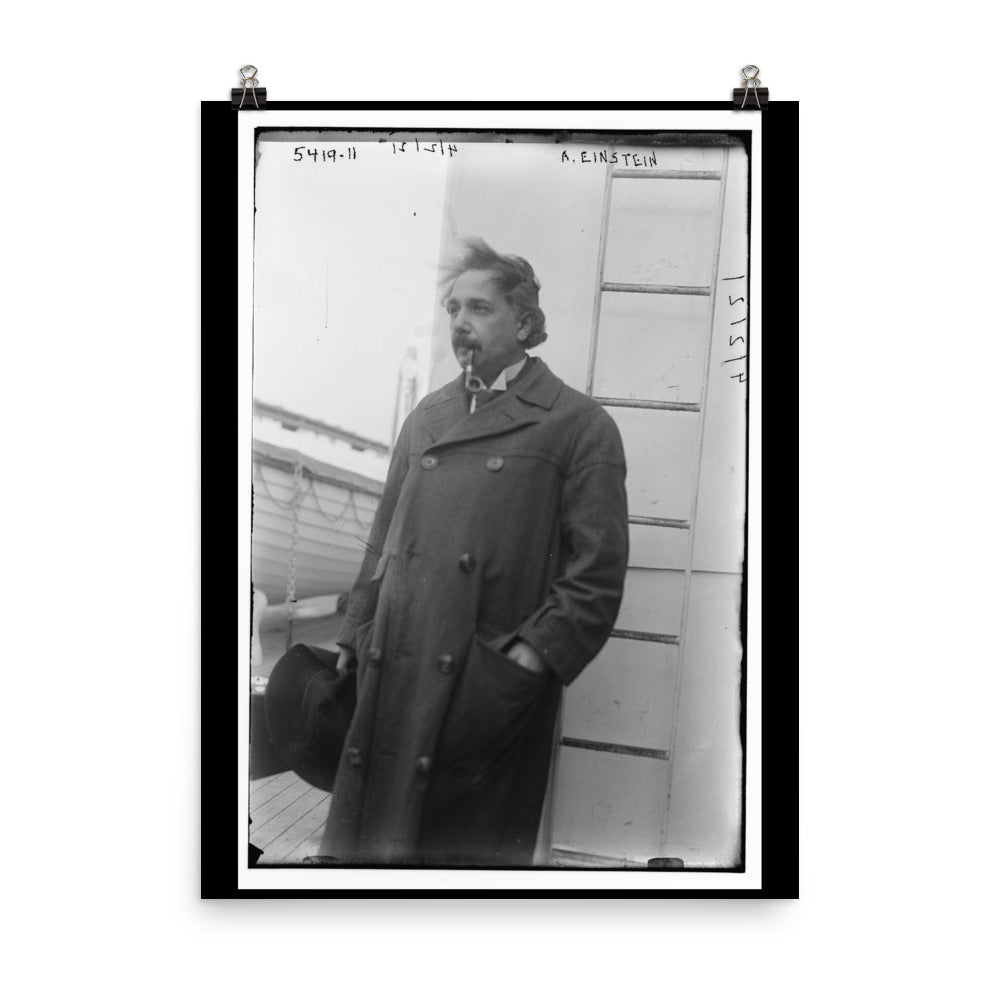 Einstein Aboard a Ship (Poster - Paper Matte)
