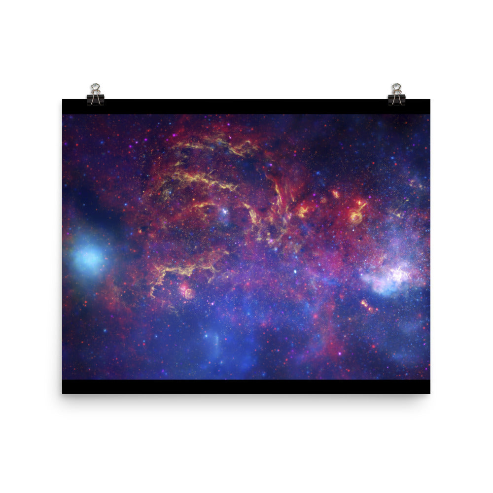 Milky Way Center - 3 Views (Poster - Photo Paper)
