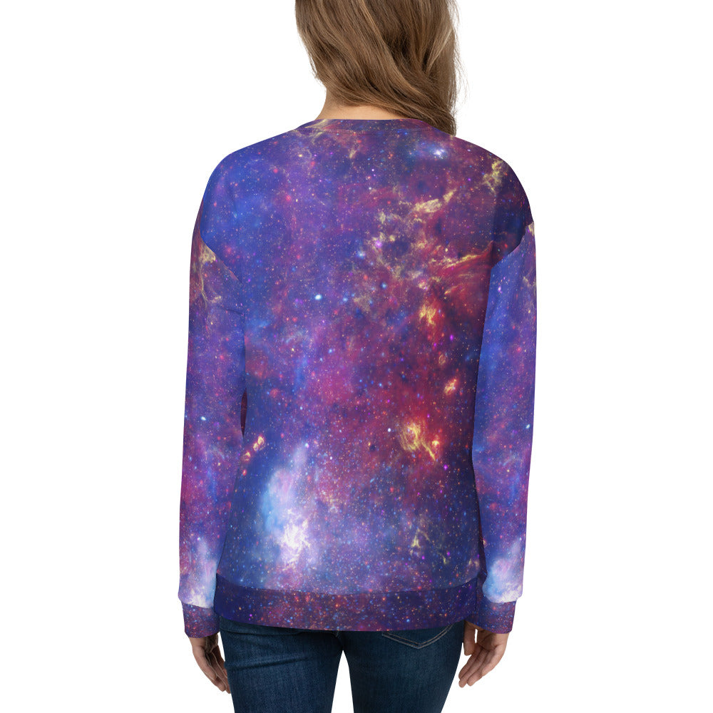 Milky Way Center - 3 Views (Unisex Sweatshirt)