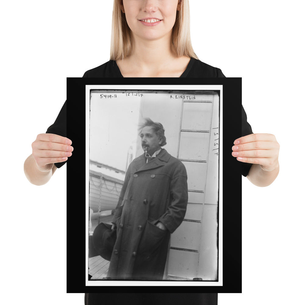 Einstein Aboard a Ship (Poster - Photo Paper)