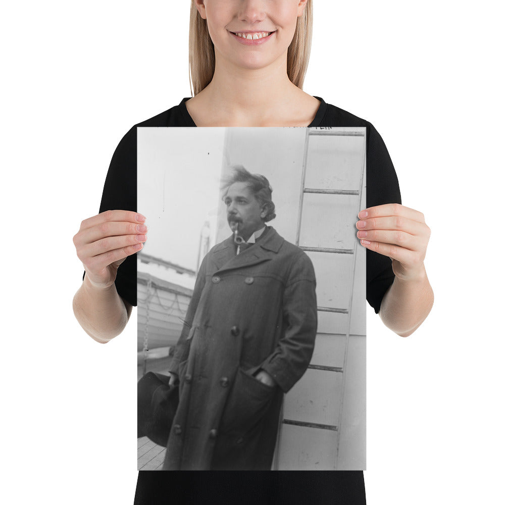 Einstein Aboard a Ship (Poster - Photo Paper)