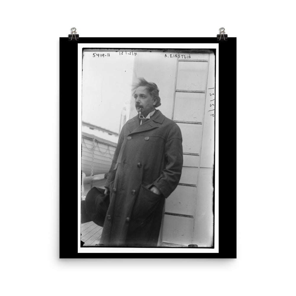 Einstein Aboard a Ship (Poster - Paper Matte)