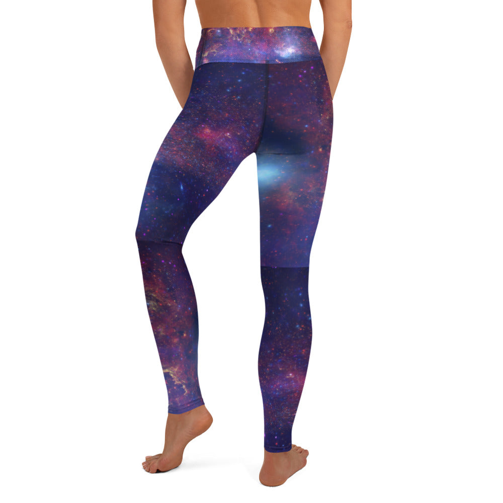 Milky Way Center - 3 Views (Yoga Leggings)