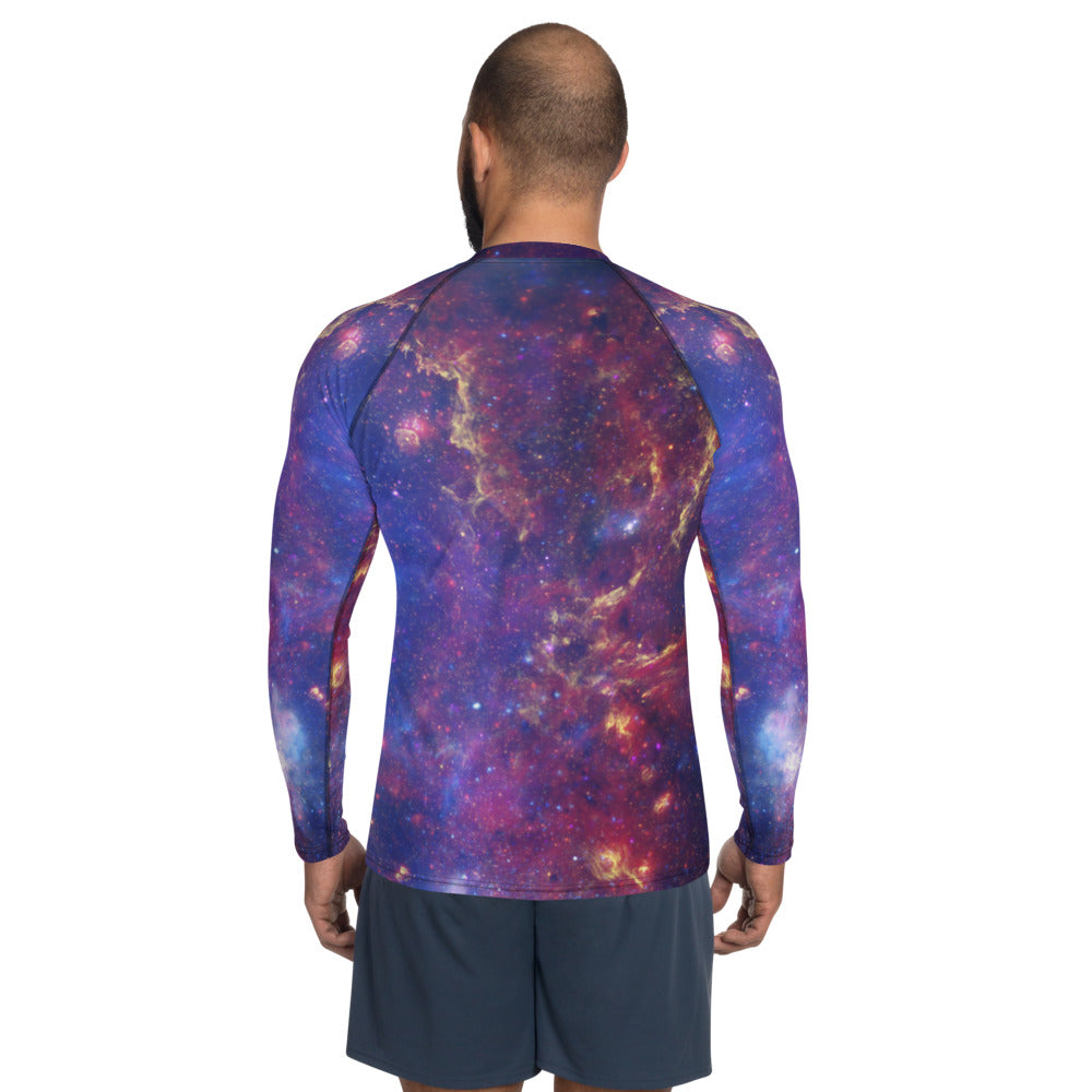 Milky Way Center - 3 Views (Men's Rash Guard)
