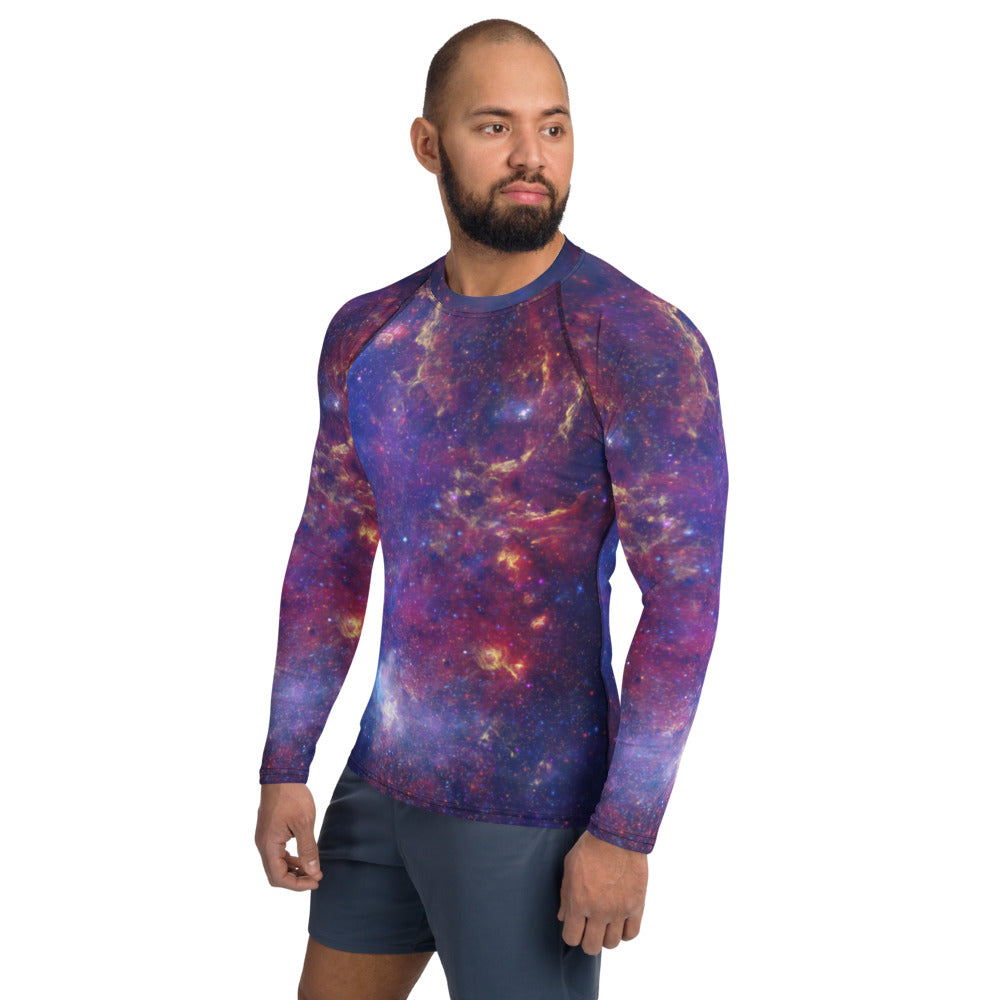 Milky Way Center - 3 Views (Men's Rash Guard)