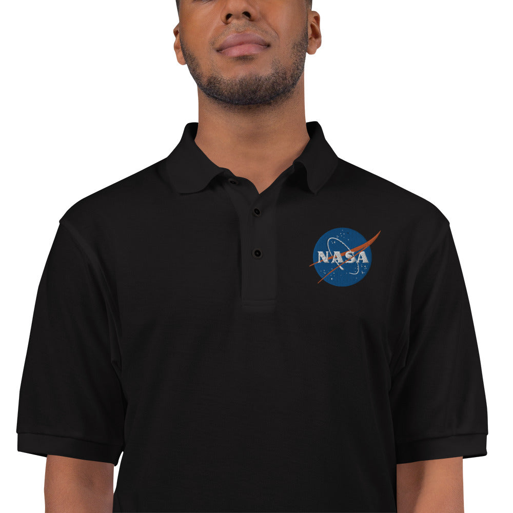 NASA Logo (Men's Premium Polo)