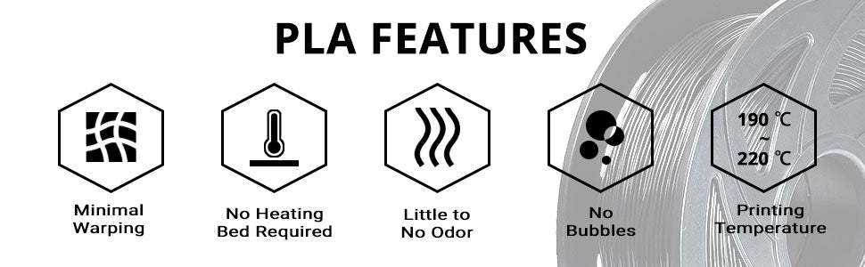 TOPZEAL PLA-Wood Filament for 3D Printer (1.75 mm, 1 kg/Roll)