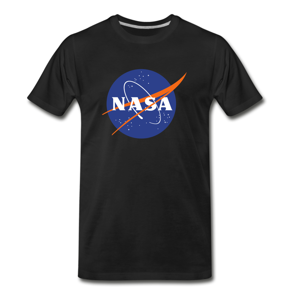 NASA Logo (Men's Premium T-Shirt) - black