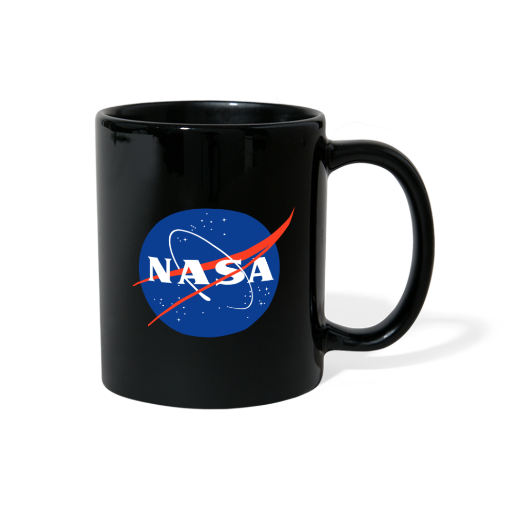 NASA Logo (Full Color Mug) - black