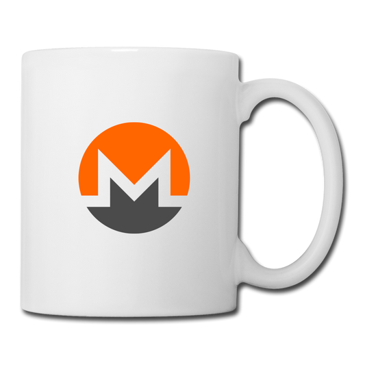 Monero Logo (Coffee/Tea Mug) - white